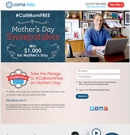 Mother's Day Sweepstakes